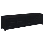 Coaster Fine Furniture Jupiter - 4 Door Engineered Wood TV Stand - Black | Meri Furniture