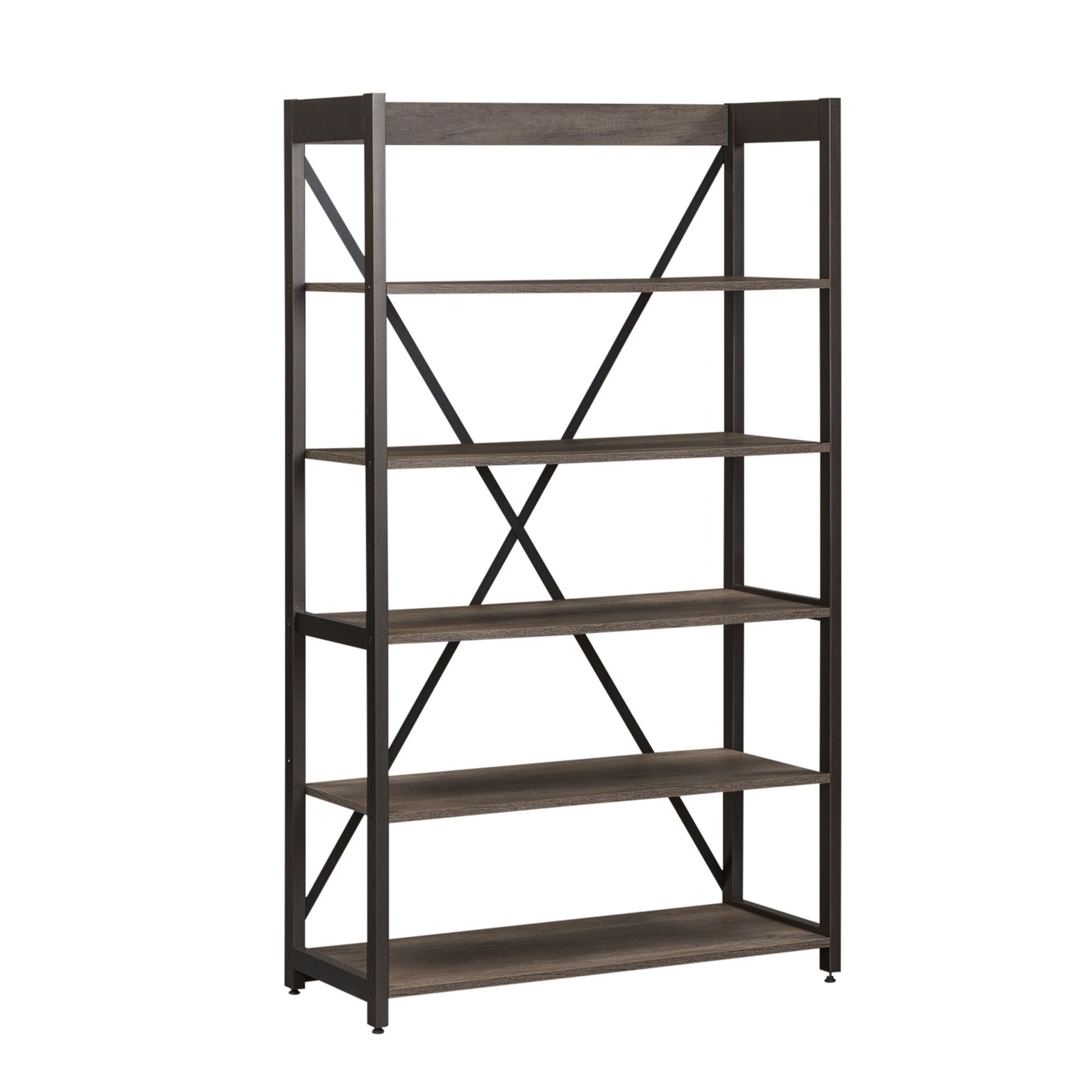 Liberty Furniture Tanners Creek - Bookcase - Dark Gray | Meri Furniture