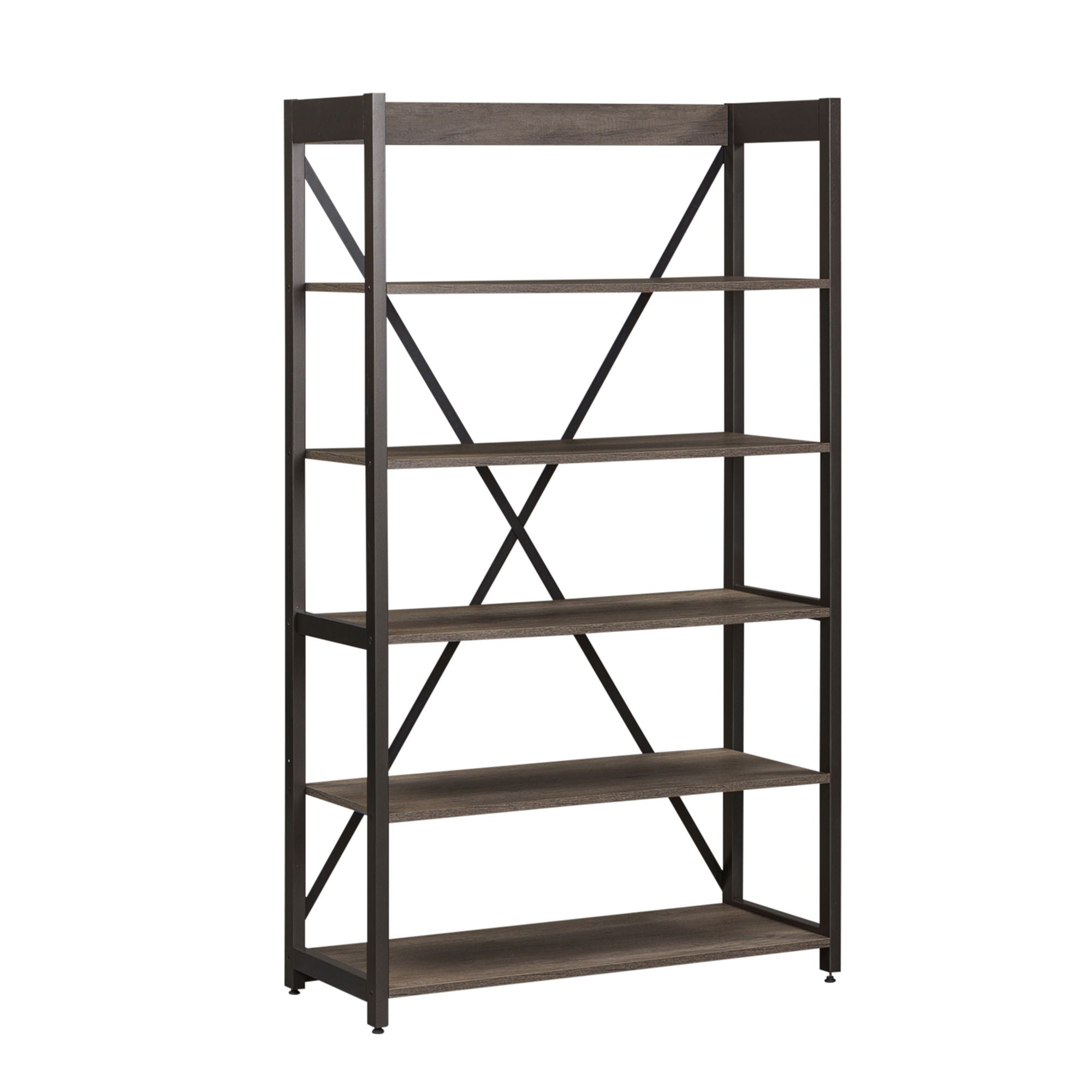 Liberty Furniture Tanners Creek - Bookcase - Dark Gray | Meri Furniture