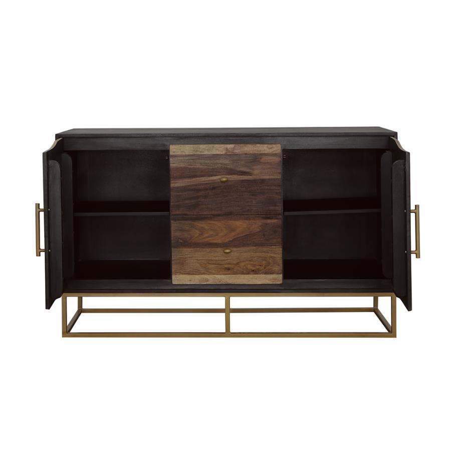 Coaster Fine Furniture Zara - 2-Door Wood Accent Storage Cabinet | Meri Furniture