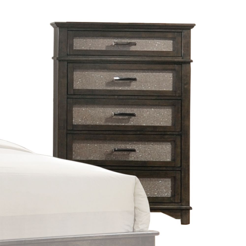 ACME Anatole - Chest - Dark Walnut | Meri Furniture