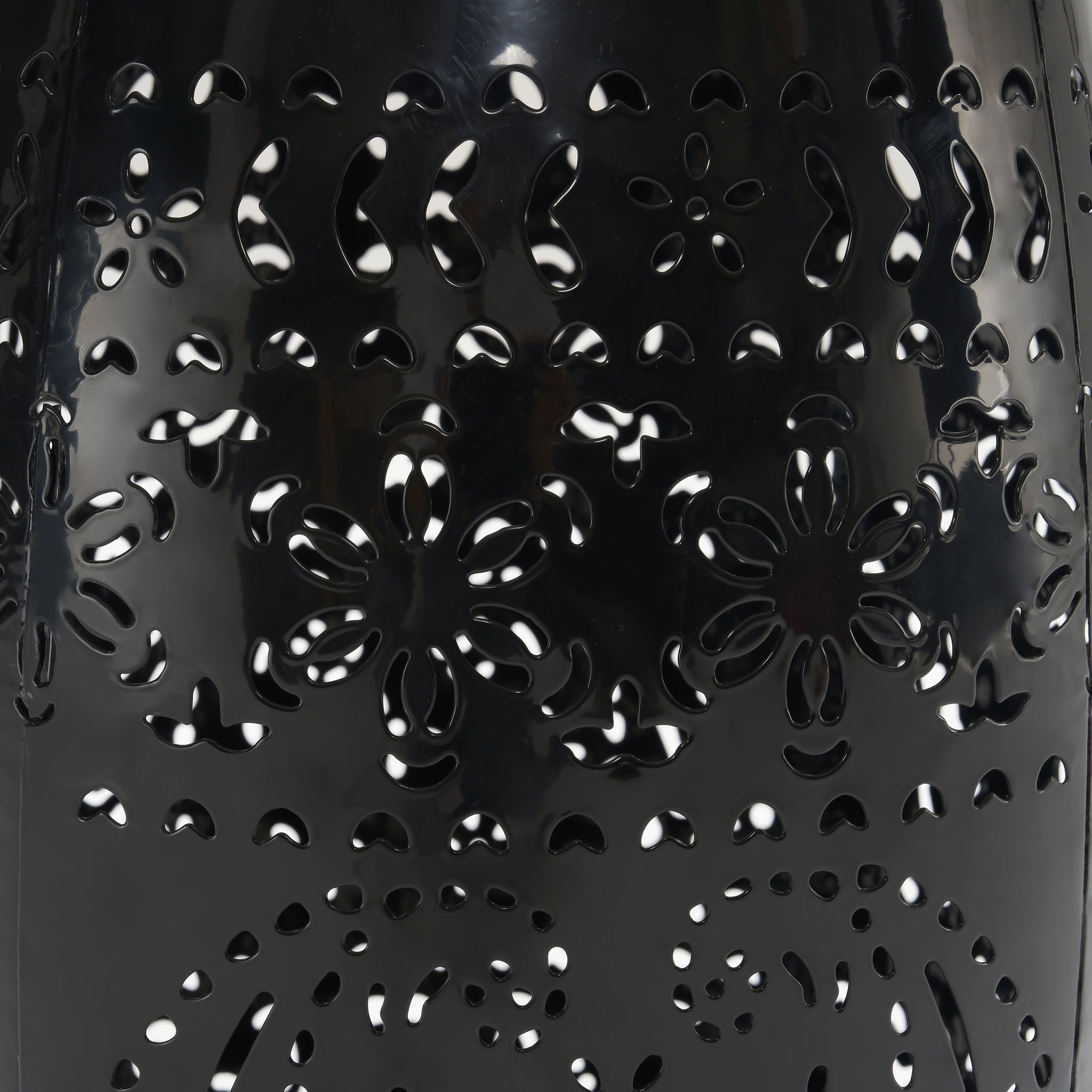 Ruby - Boho Mosaic Side Table With Ceramic Tile Top