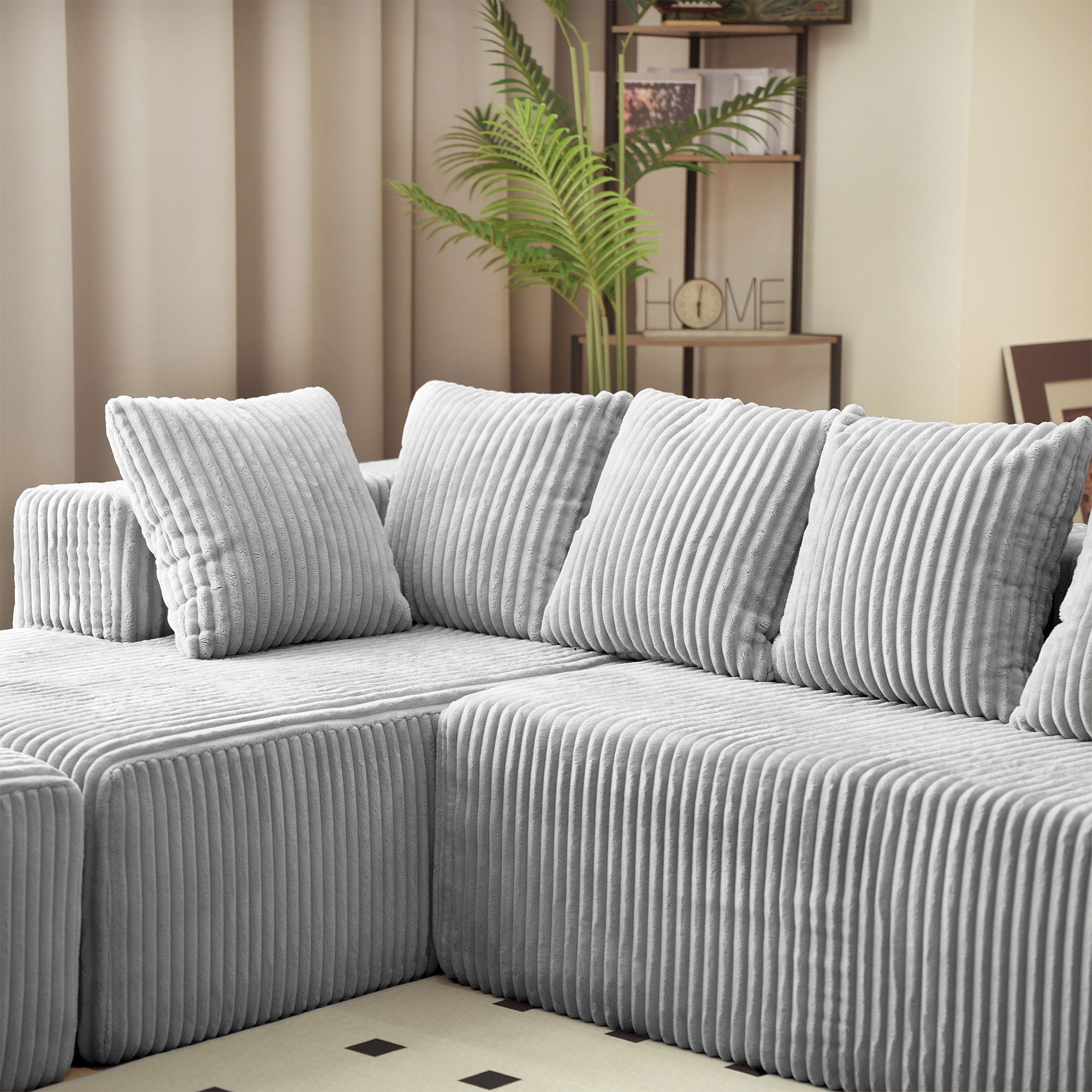 Modular U Shaped Sectional Sofa