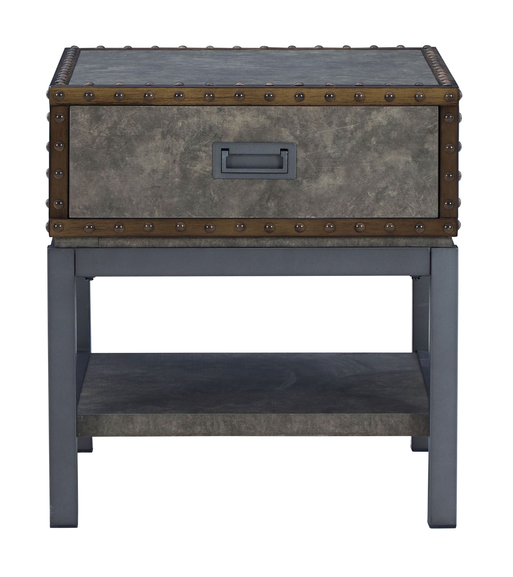 Signature Design by Ashley® Derrylin - Brown - Rectangular End Table | Meri Furniture