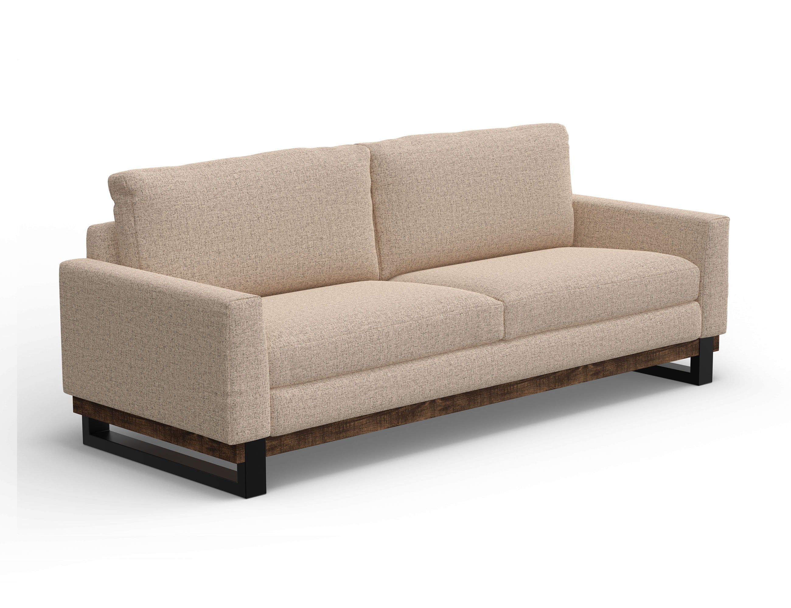International Furniture Direct Blackburn - Sofa - Capuccino Brown | Meri Furniture