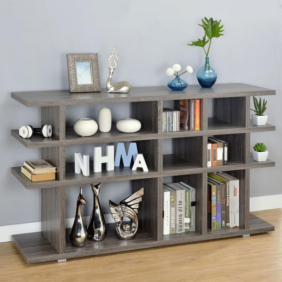 Coaster Fine Furniture Santos - 3-Shelf Console Bookcases | Meri Furniture