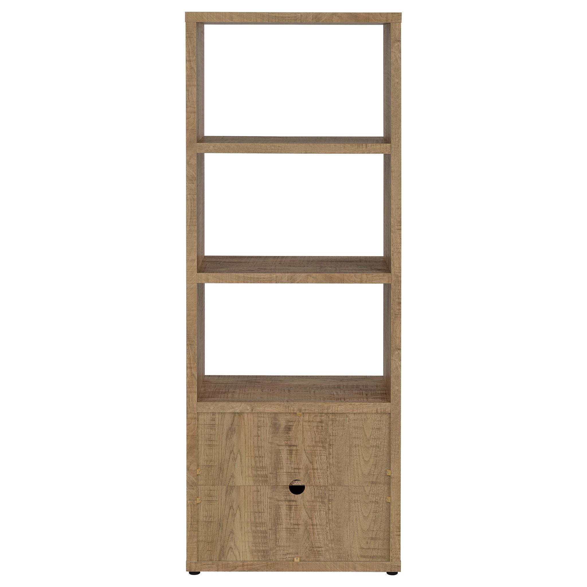 Noriega - 3 Piece TV Entertainment Center, Open & Concealed Storage - Wood