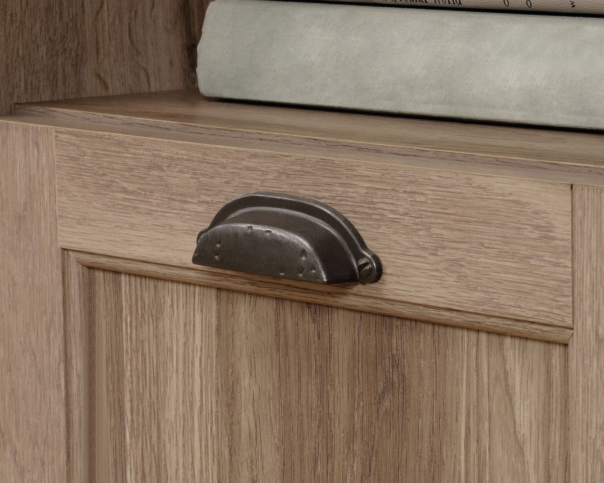 L-Shaped Desk in Salt Oak