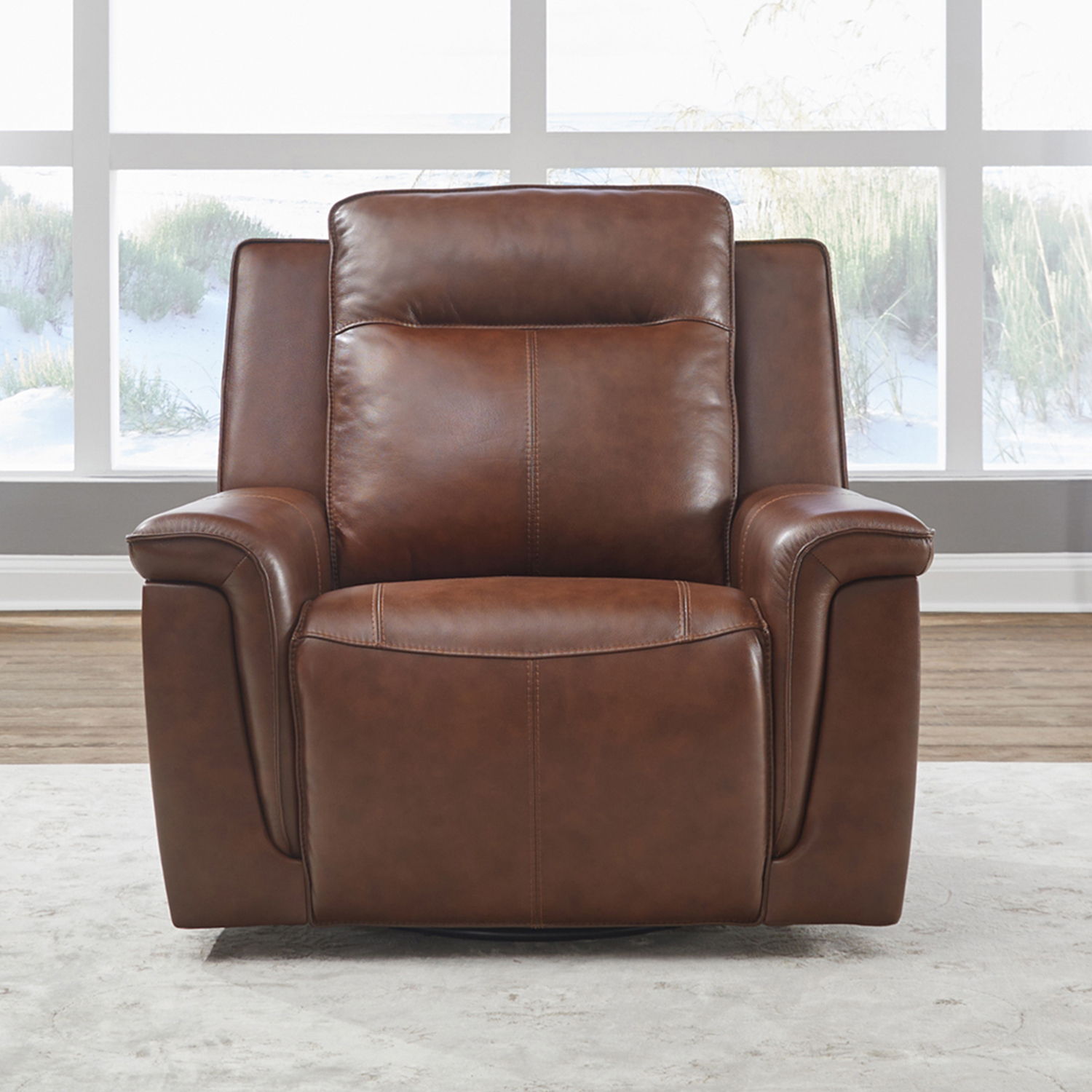 Liberty Furniture Avery - SG Recliner P2 - Cognac | Meri Furniture