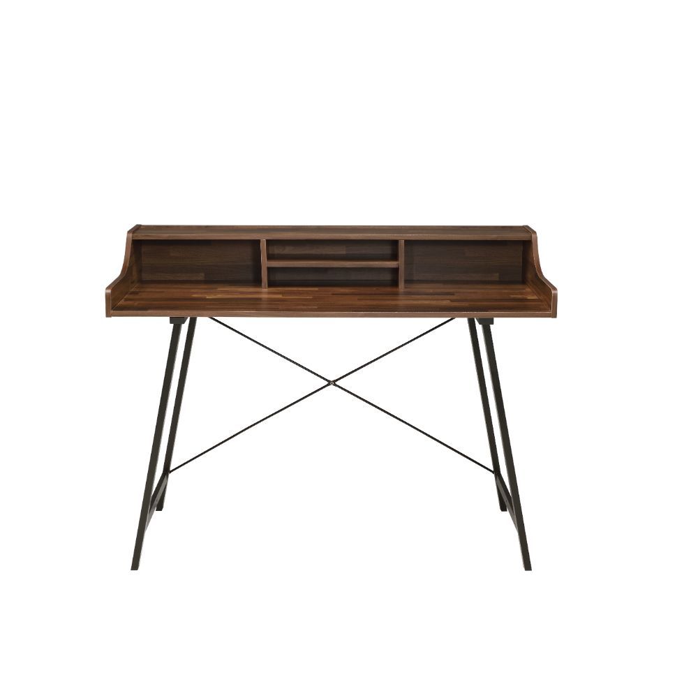 ACME Sange - Desk - Walnut & Black | Meri Furniture