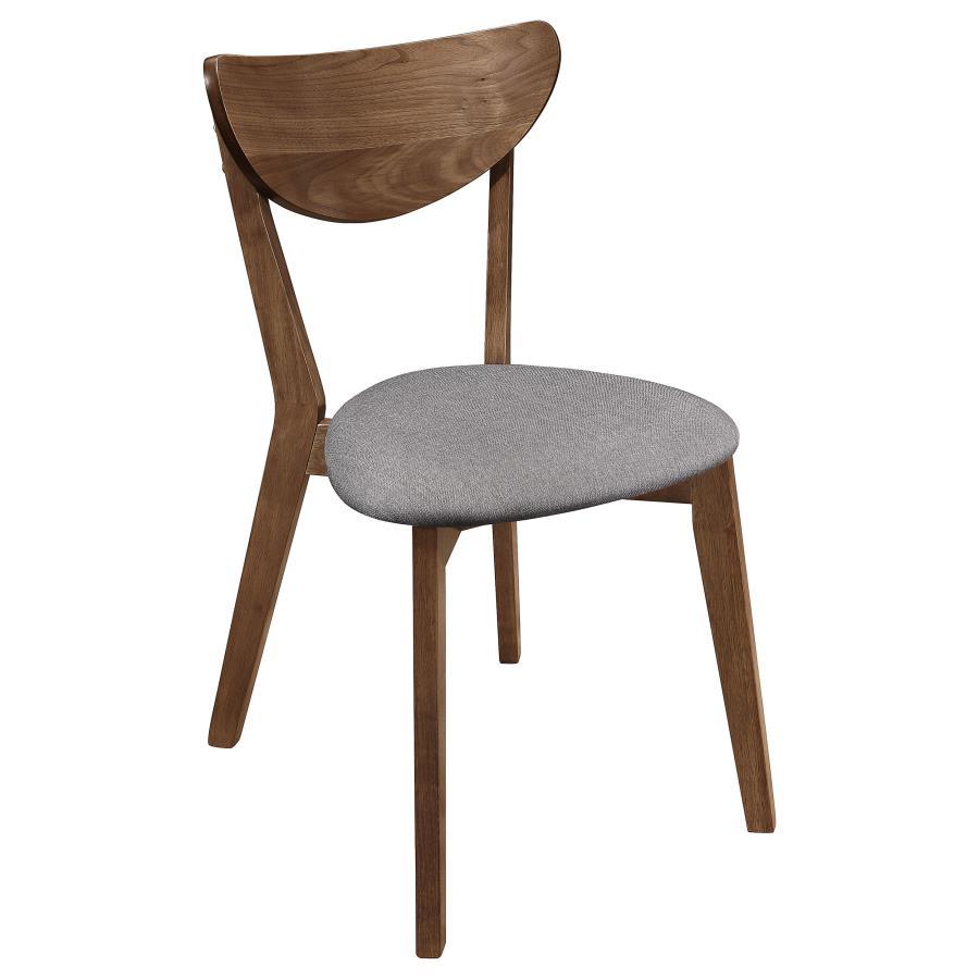 Coaster Fine Furniture Alfredo - Dining Side Chair (Set of 2) - Gray And Natural Walnut | Meri Furniture