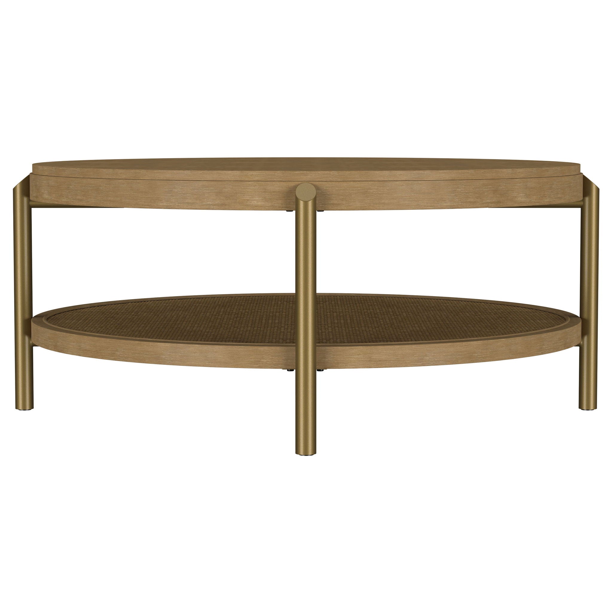 Benson - Round Table With Storage Shelf