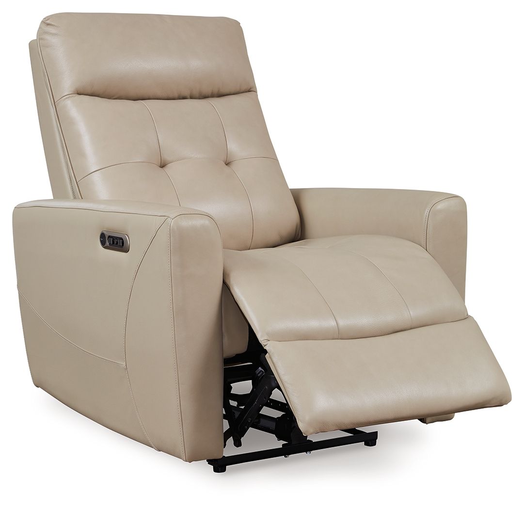Signature Design by Ashley® Pisgham - Power Recliner With Adj Headrest | Meri Furniture