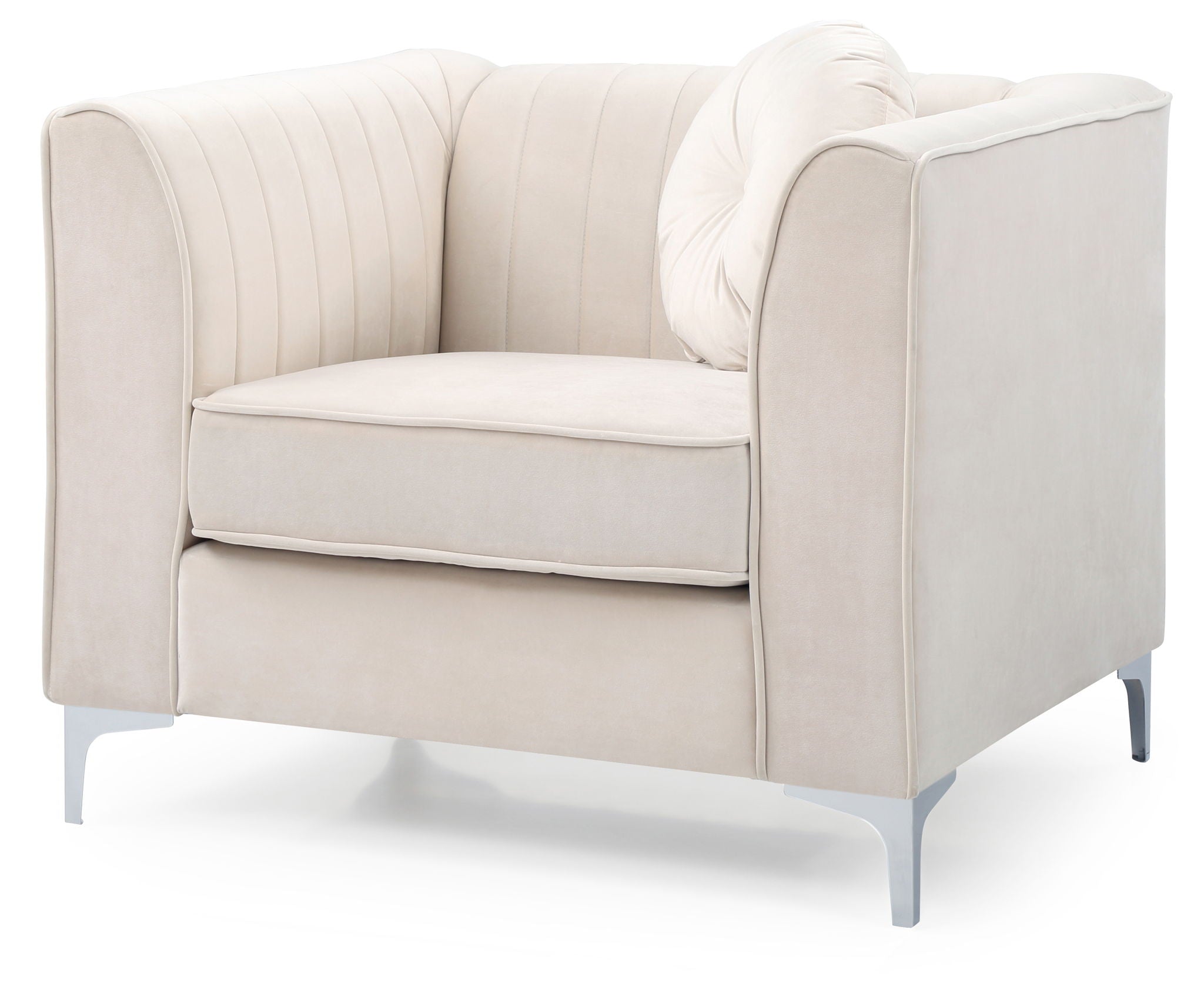 Contemporary Sloped Armchair