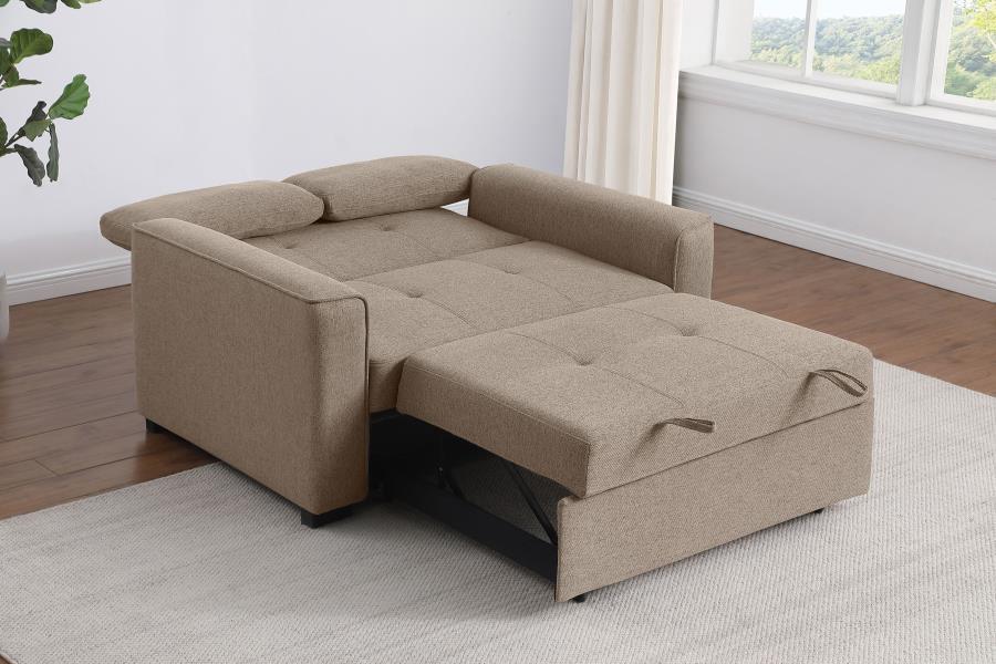 Coaster Fine Furniture Edith - Upholstered Convertible Sleeper Sofa Bed | Meri Furniture