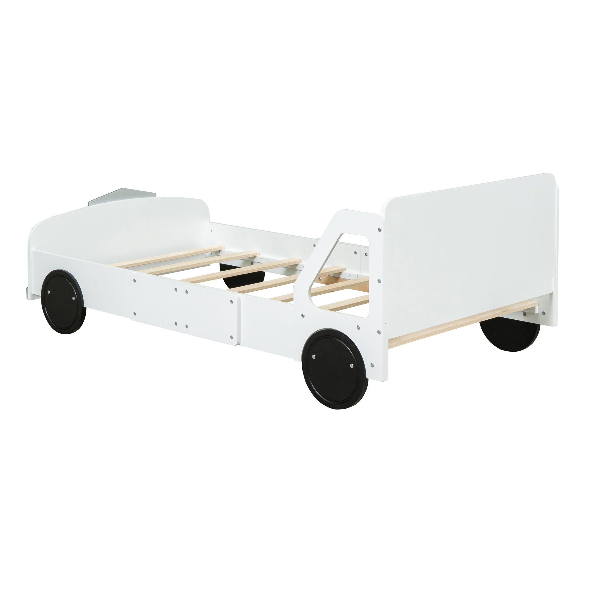 Car Shaped Platform Bed With Wheels