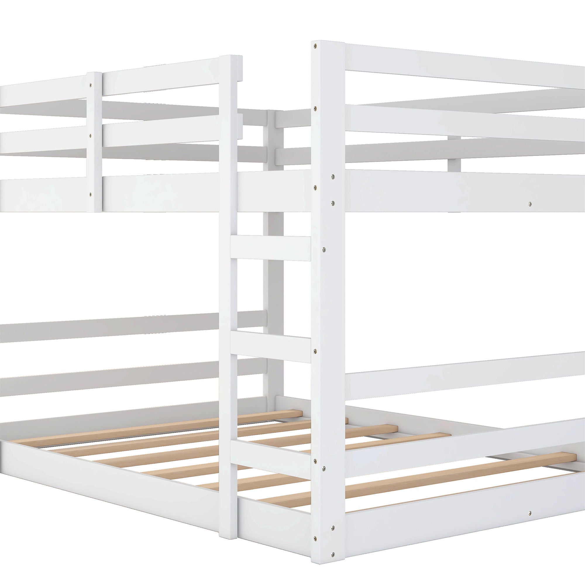 Solid Construction, Bunk Bed With Ladder