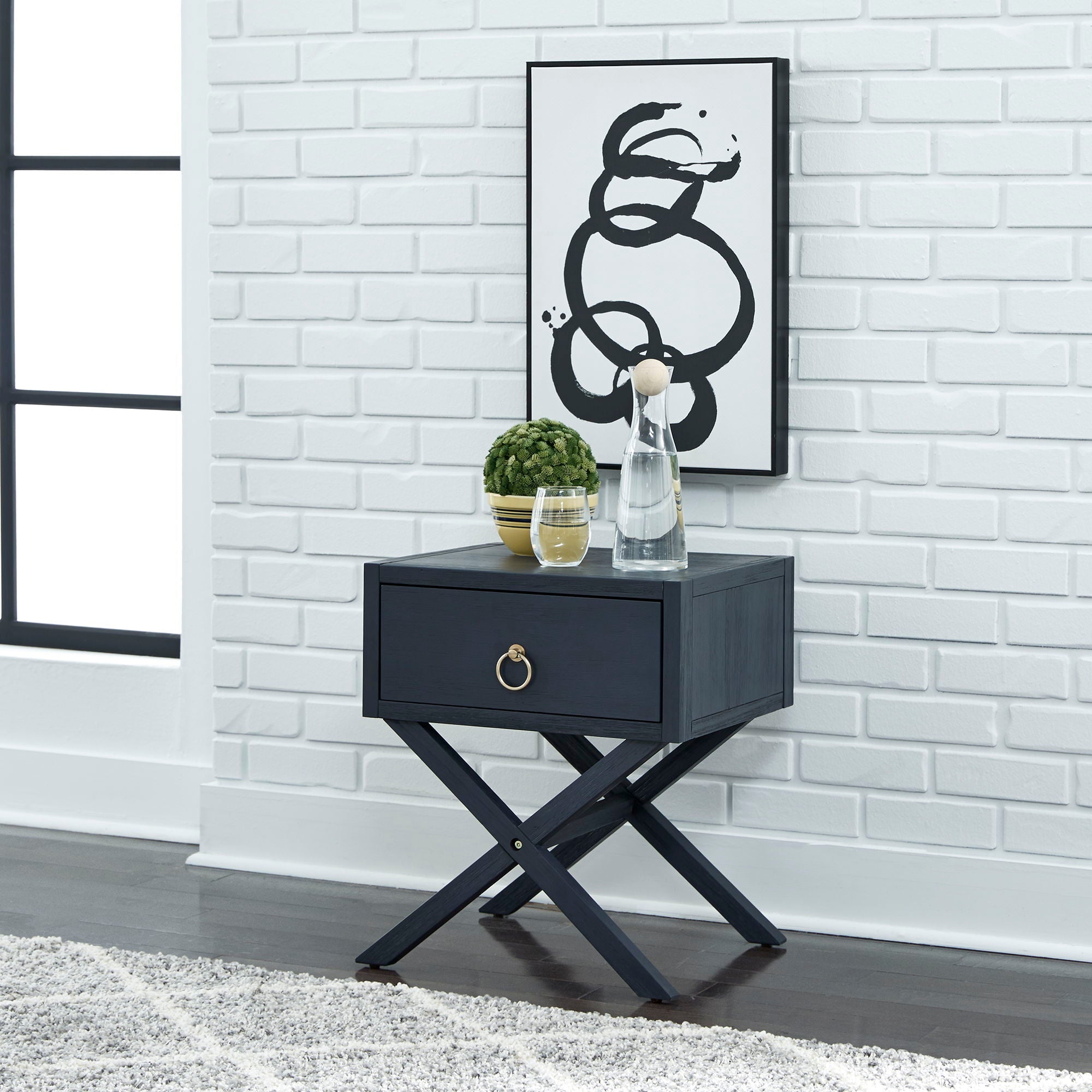 Liberty Furniture East End - 1 Drawer Accent Table | Meri Furniture