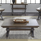 Liberty Furniture Sonoma Road - Rectangular Cocktail Table - Light Brown | Meri Furniture