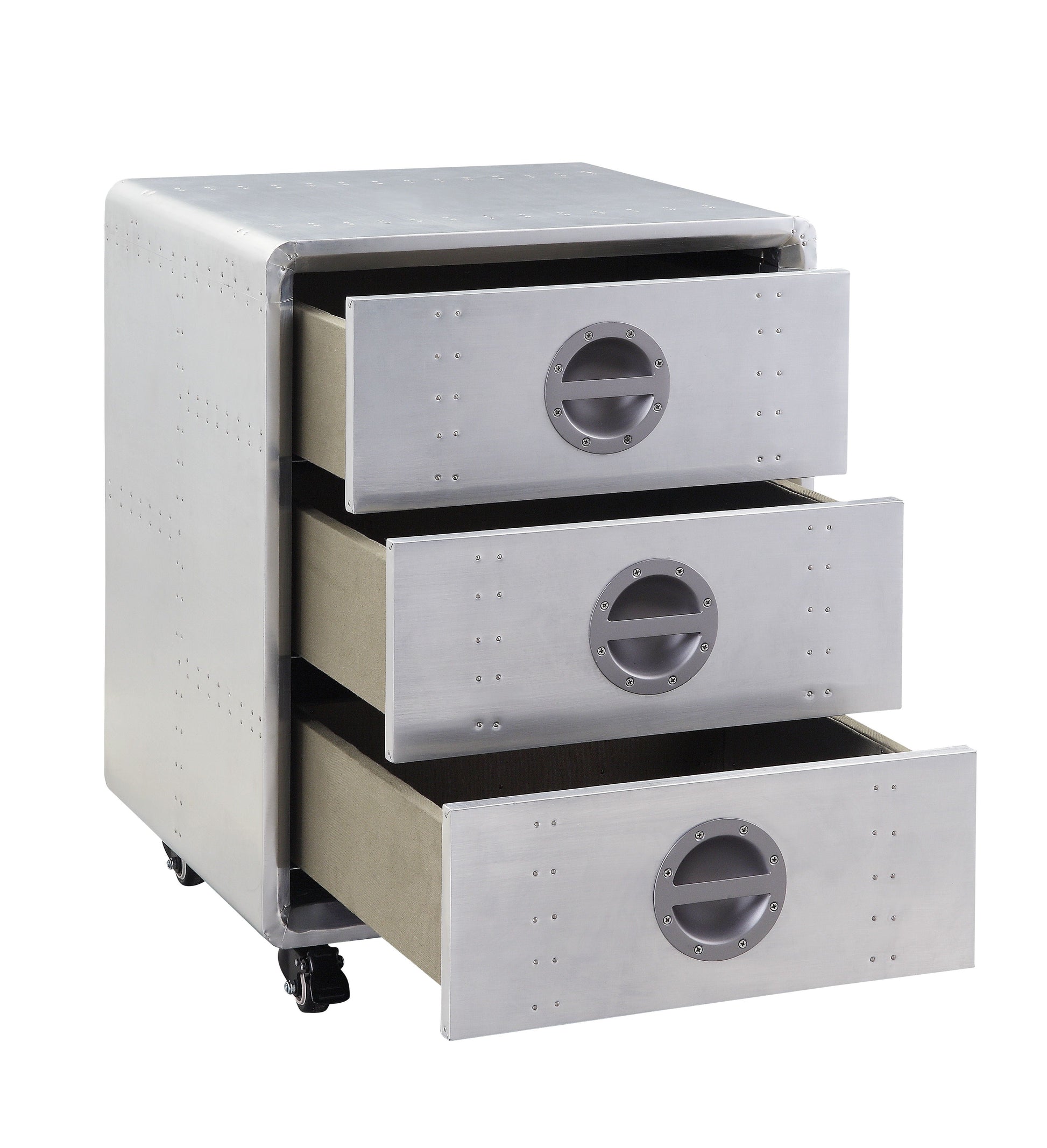 ACME Brancaster - Cabinet - Aluminum - 24" | Meri Furniture
