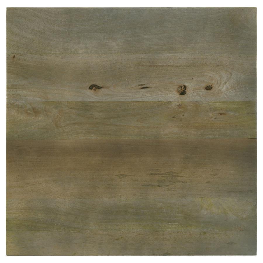 Andando - Square Solid Wood End Table - Mango Brown