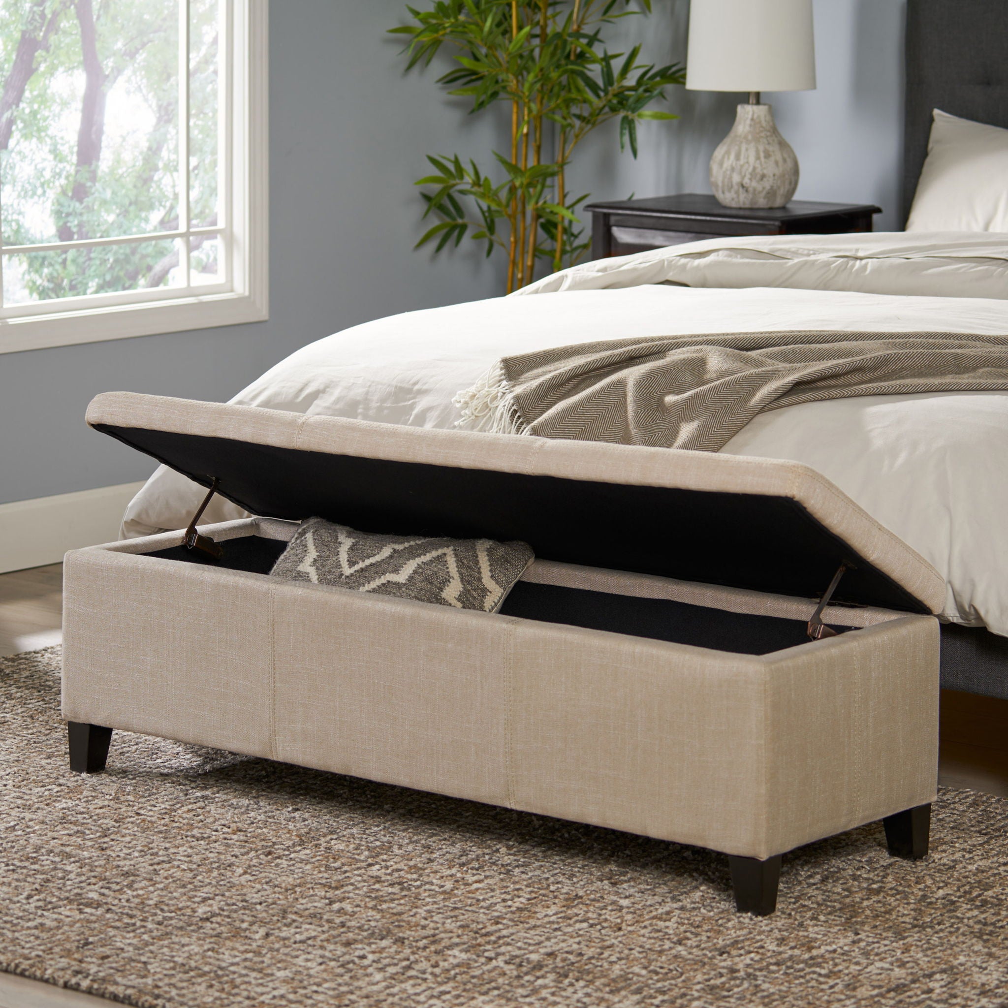 Glouster - Contemporary Storage Ottoman