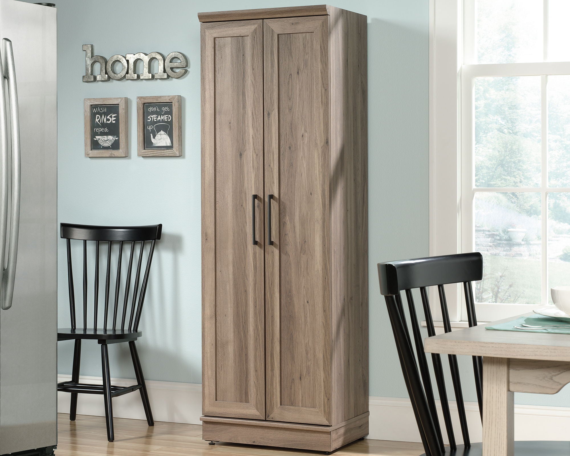 Storage Cabinet in Salt Oak