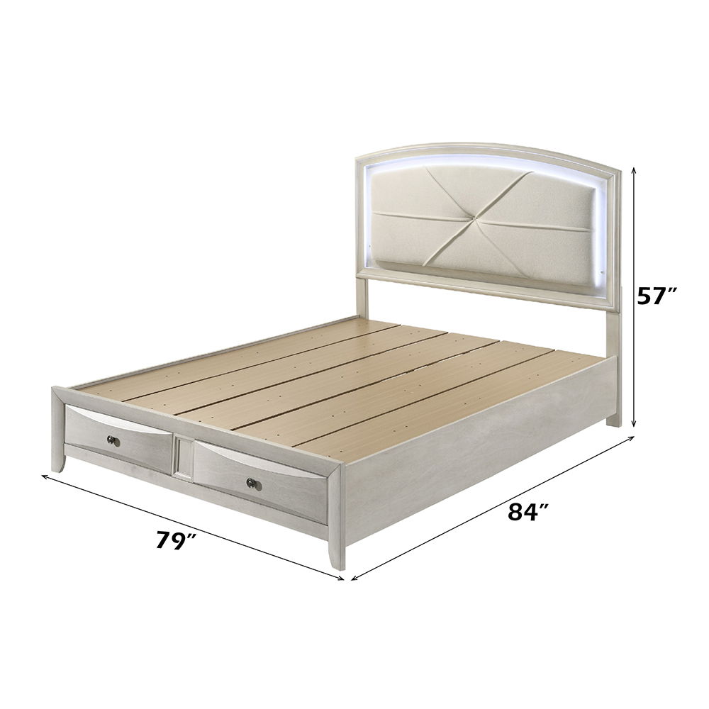 Ramondi - Bed With Storage & LED