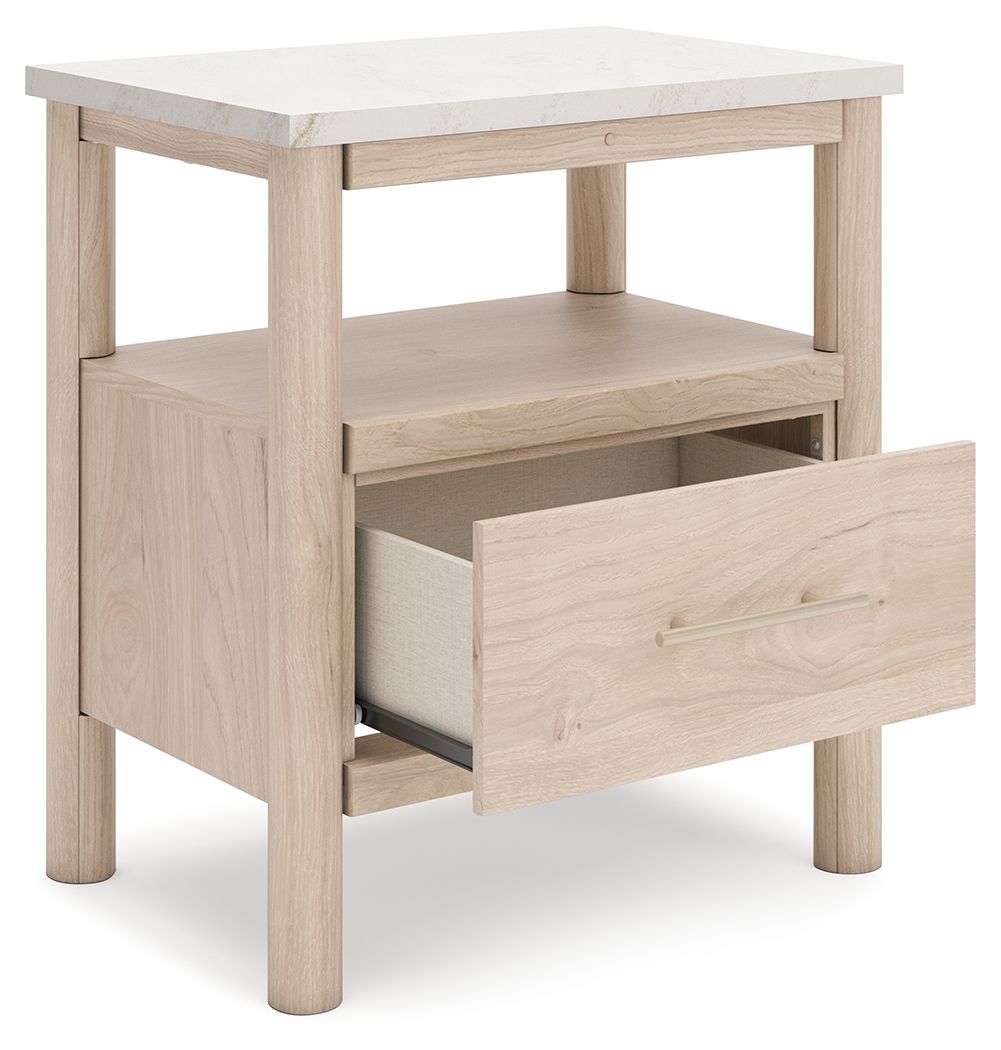 Signature Design by Ashley® Cadmori - One Drawer Night Stand | Meri Furniture