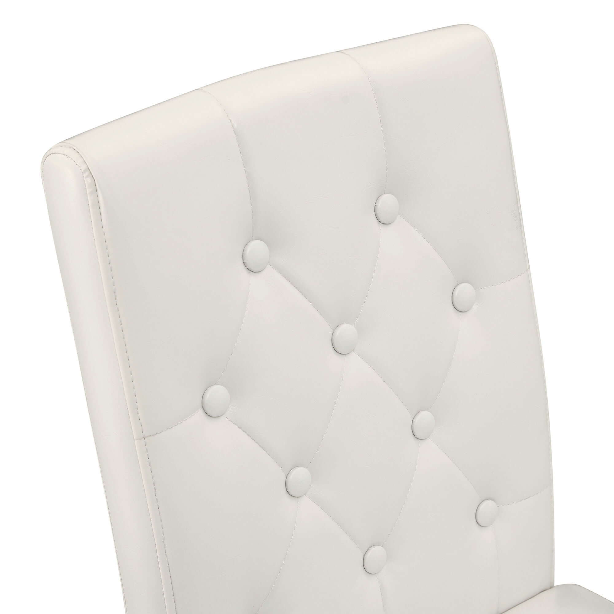 Dining Chairs With Ergonomic Buckle Backrest For Home