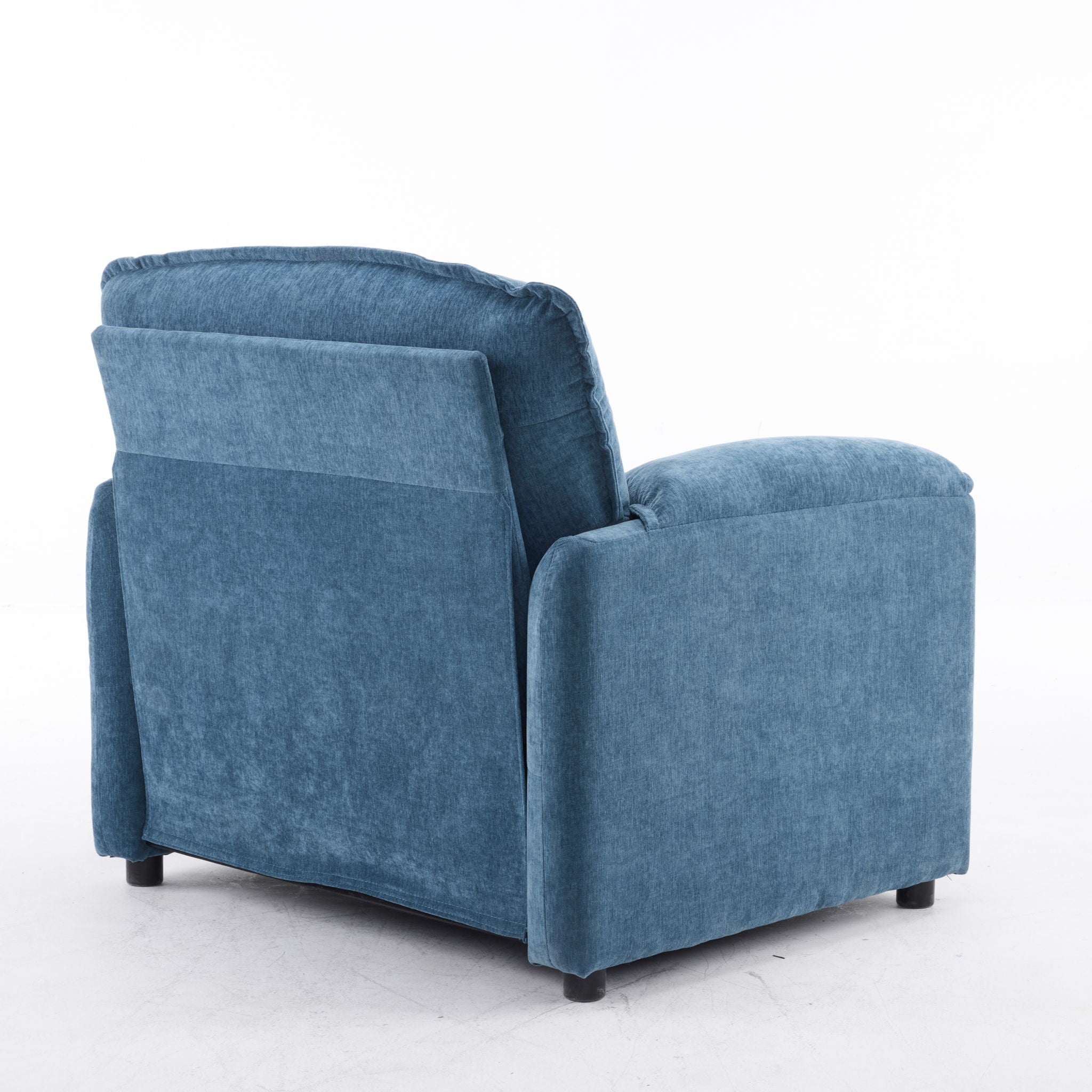 Oversized Reading Armchair With Thick Cushions, High Back Support