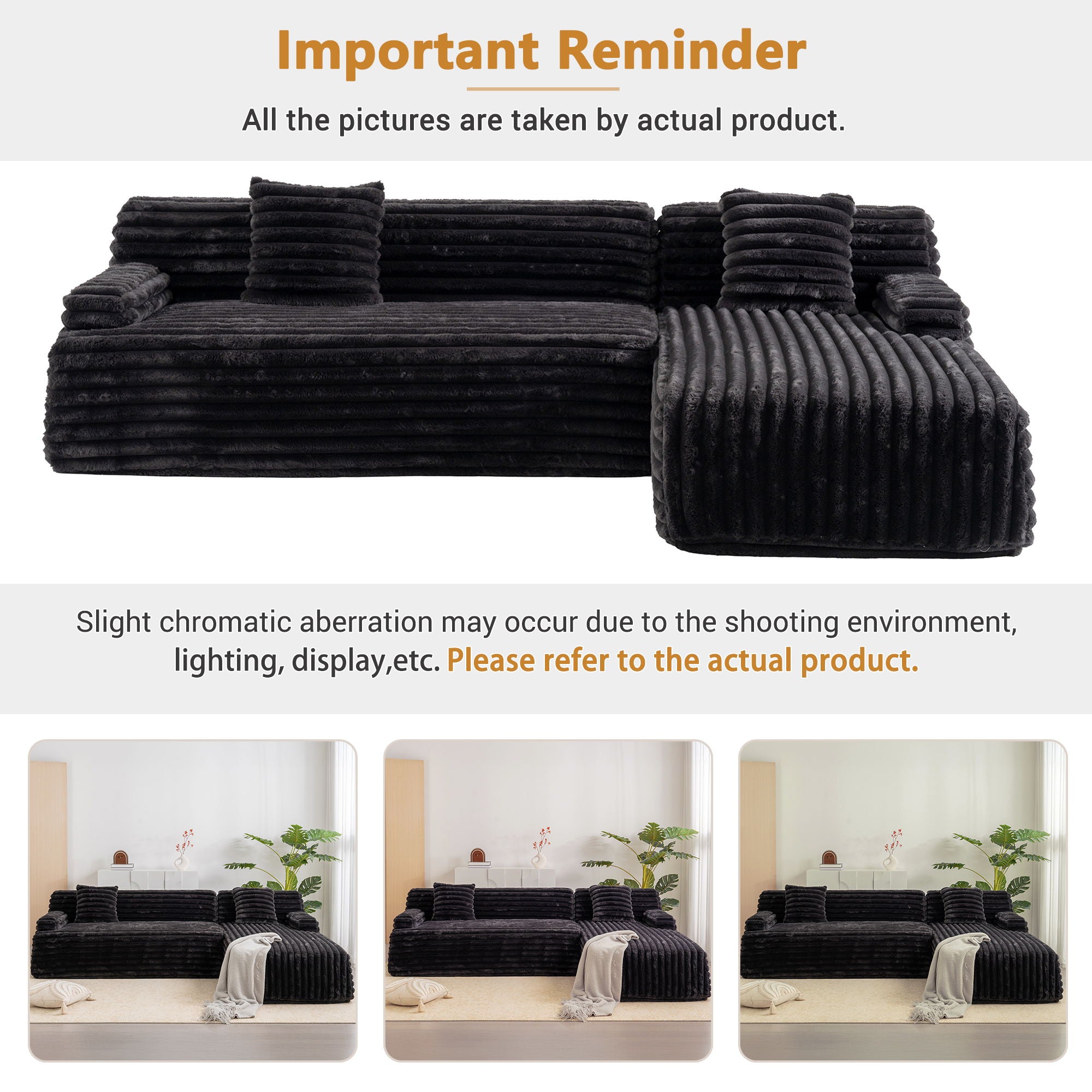 Cloud Sectional Sofa Upholstered Couch Free Combined Sofa