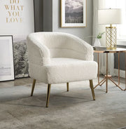 ACME Trezona - Accent Chair - White | Meri Furniture