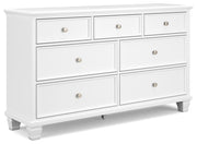 Signature Design by Ashley® Fortman - White - Dresser | Meri Furniture