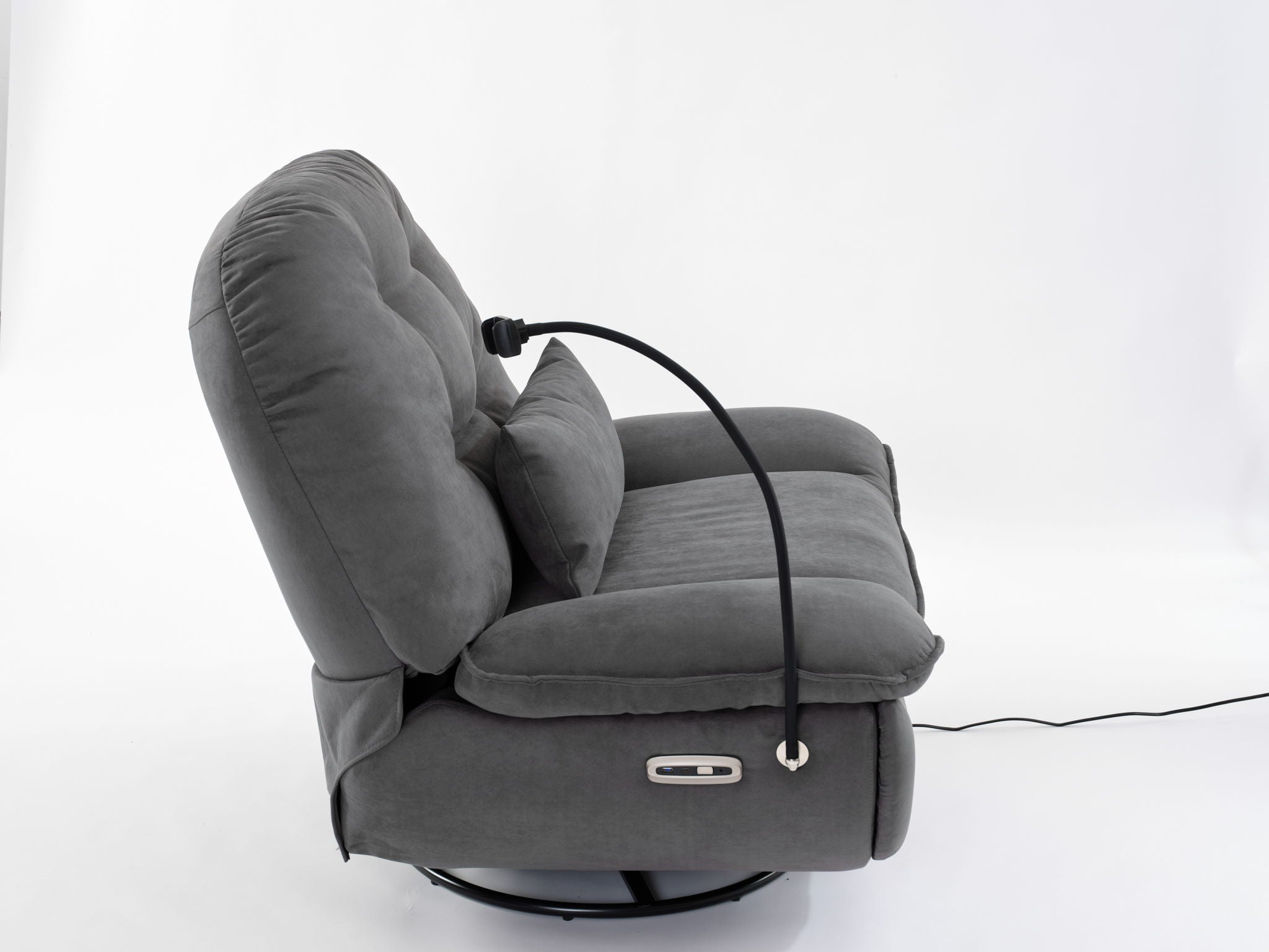 Power Recliner Swivel Glider USB Charger With Bluetooth Music Player, Sleep, Working, Game And Leisure