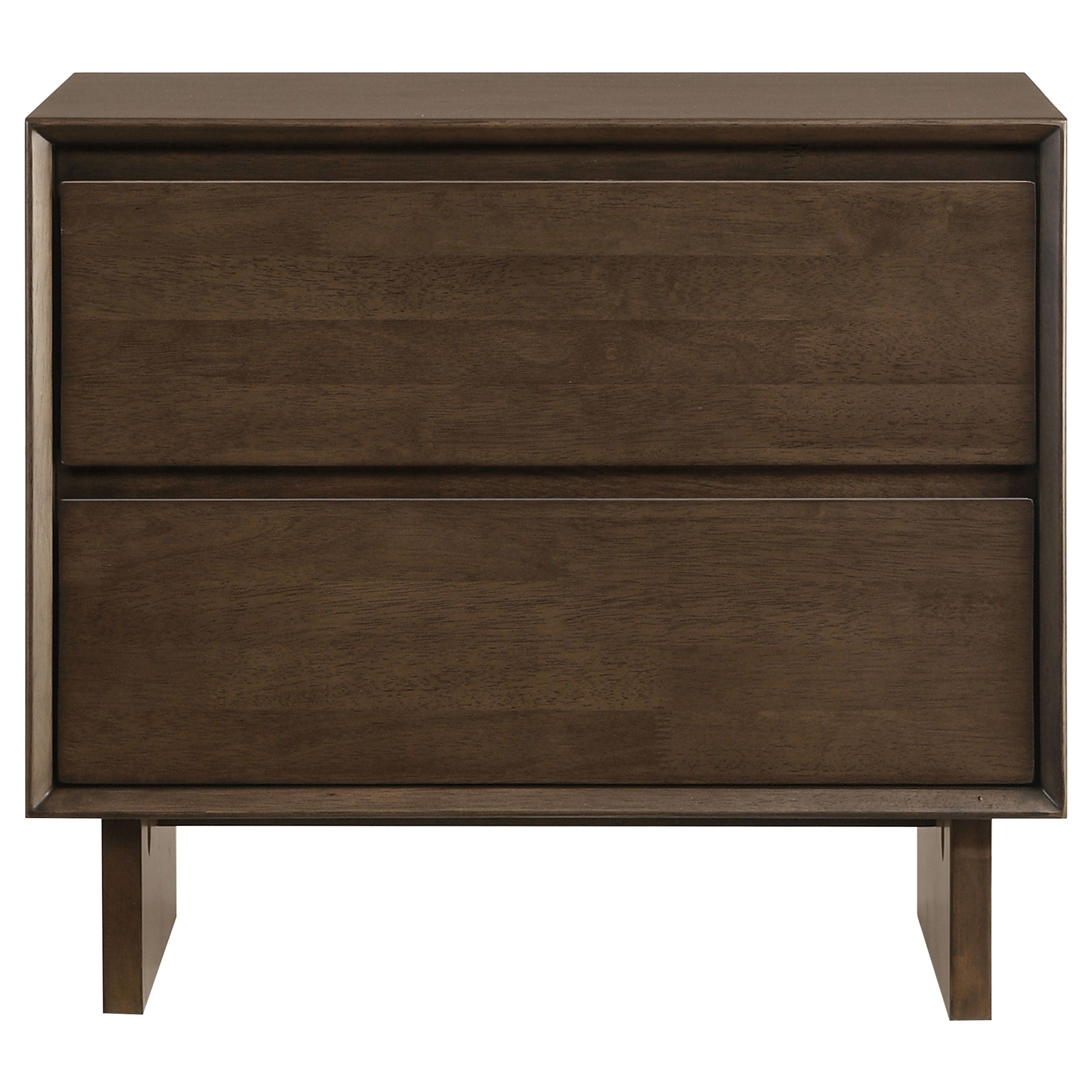 Coaster Fine Furniture Glenwood - 2-Drawer Nightstand Bedside Table - Warm Brown | Meri Furniture
