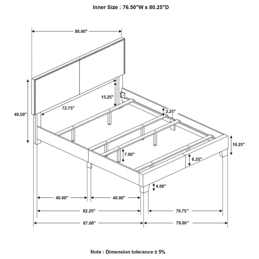 Coaster Fine Furniture Boyd - Upholstered Panel Bed | Meri Furniture