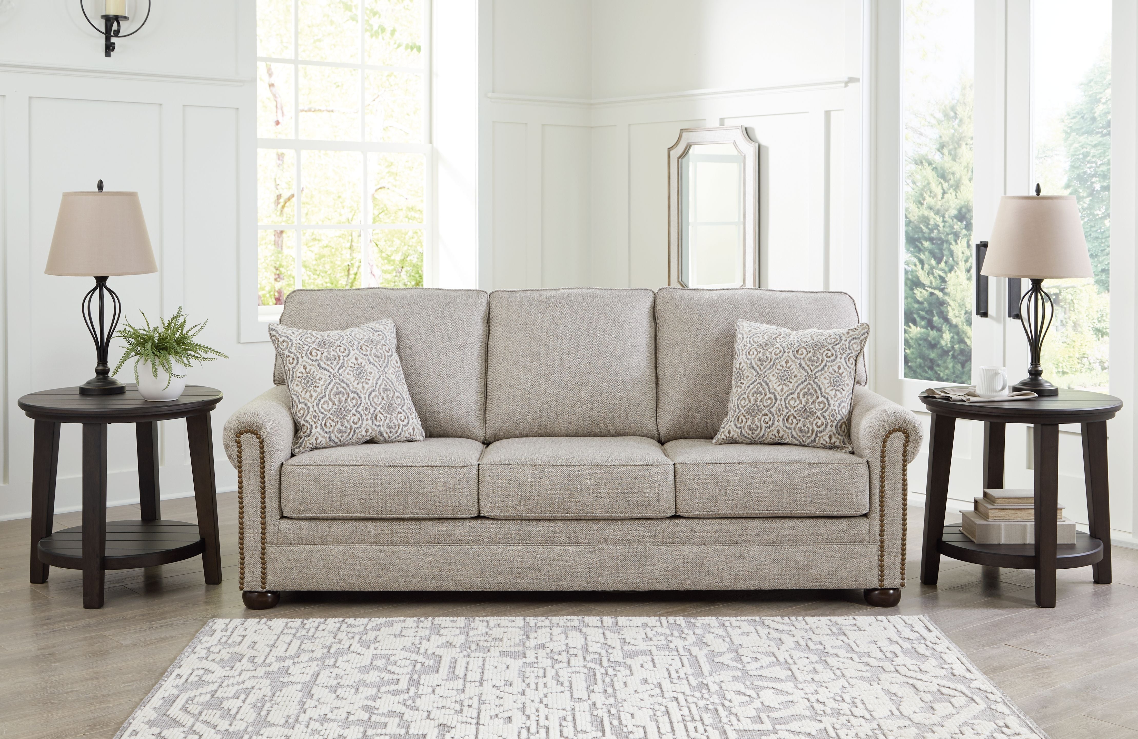 Signature Design by Ashley® Gaelon - Dune - Sofa | Meri Furniture