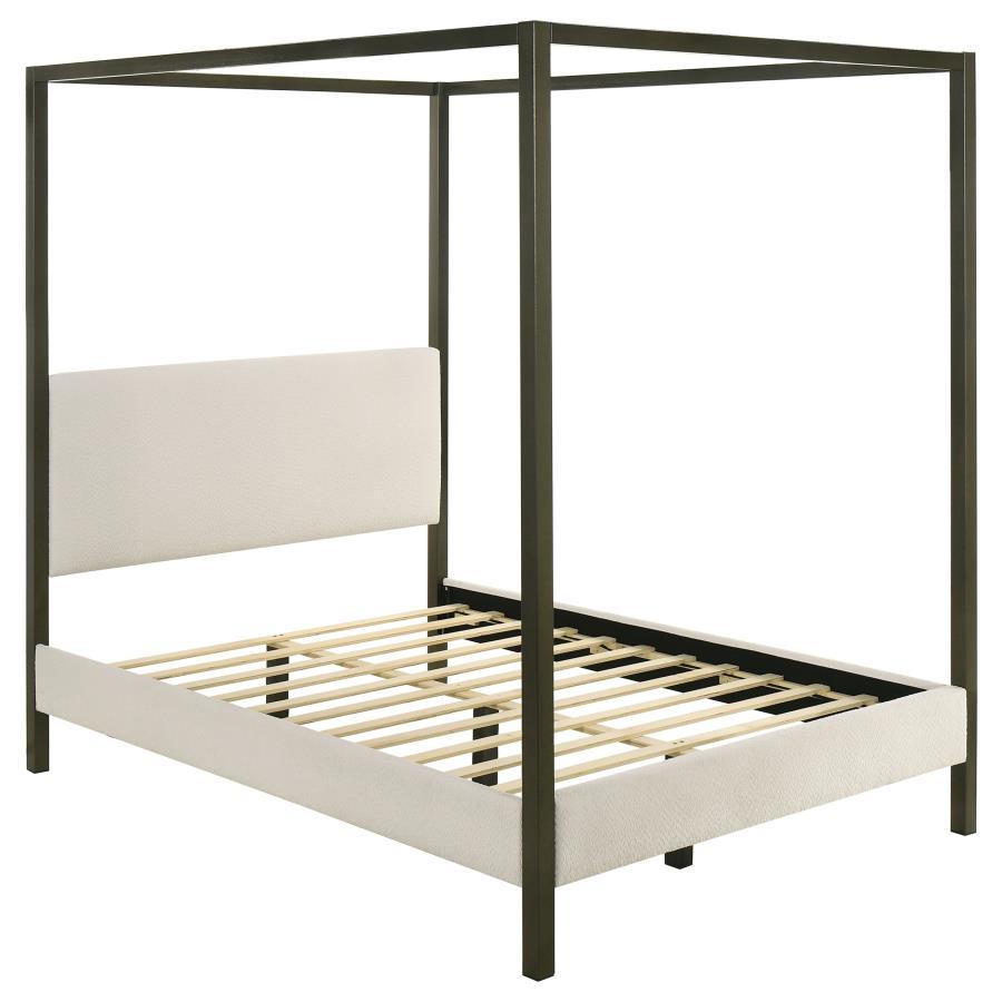 Coaster Fine Furniture Monroe - Upholstered Canopy Bed | Meri Furniture