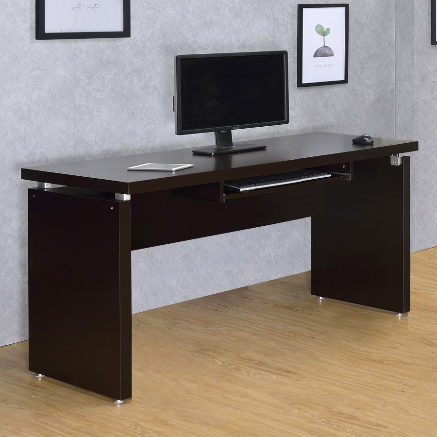 Coaster Fine Furniture Skylar - Computer Desk With Keyboard Drawer - Cappuccino | Meri Furniture