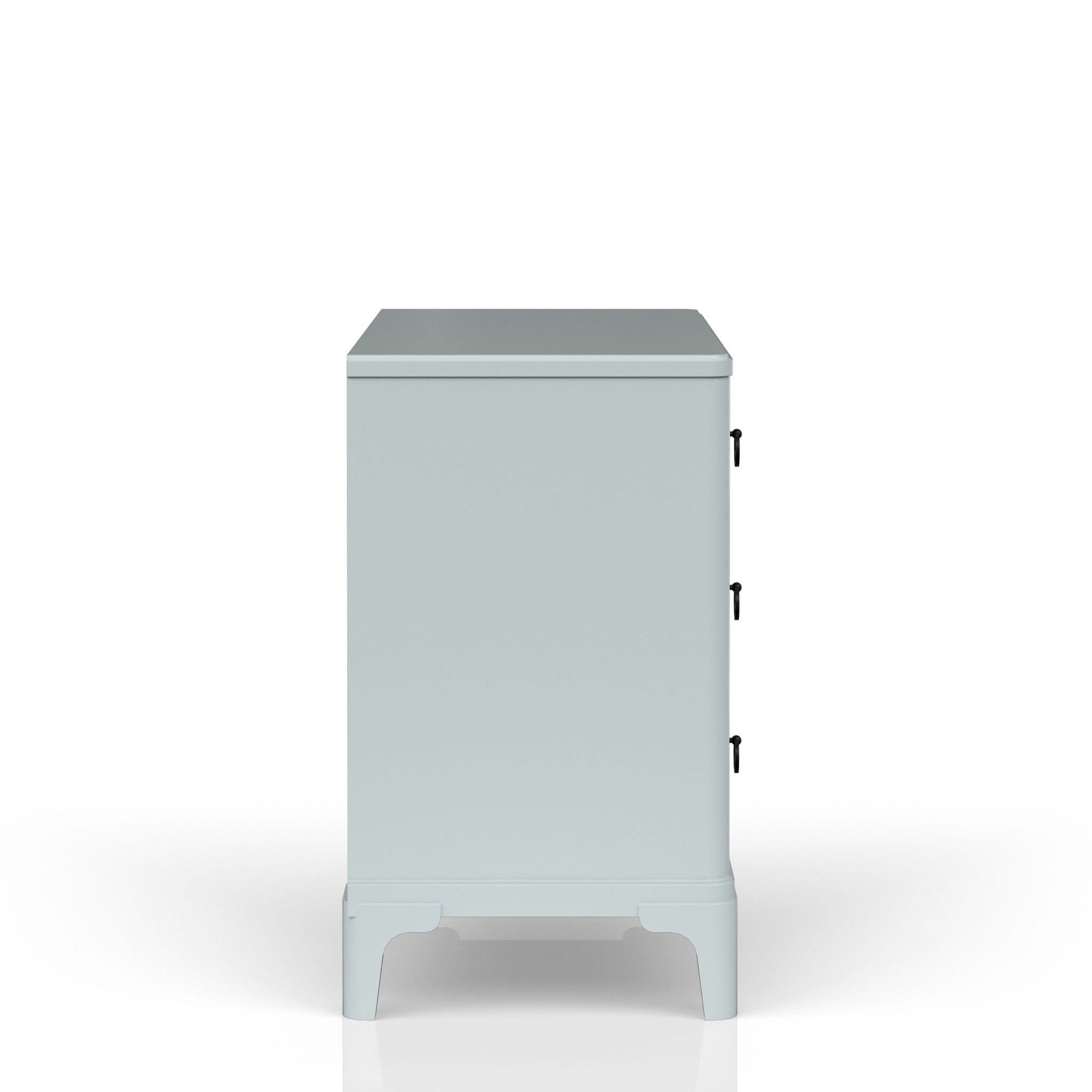 3 Drawers Hall Chest With Cane Fronts