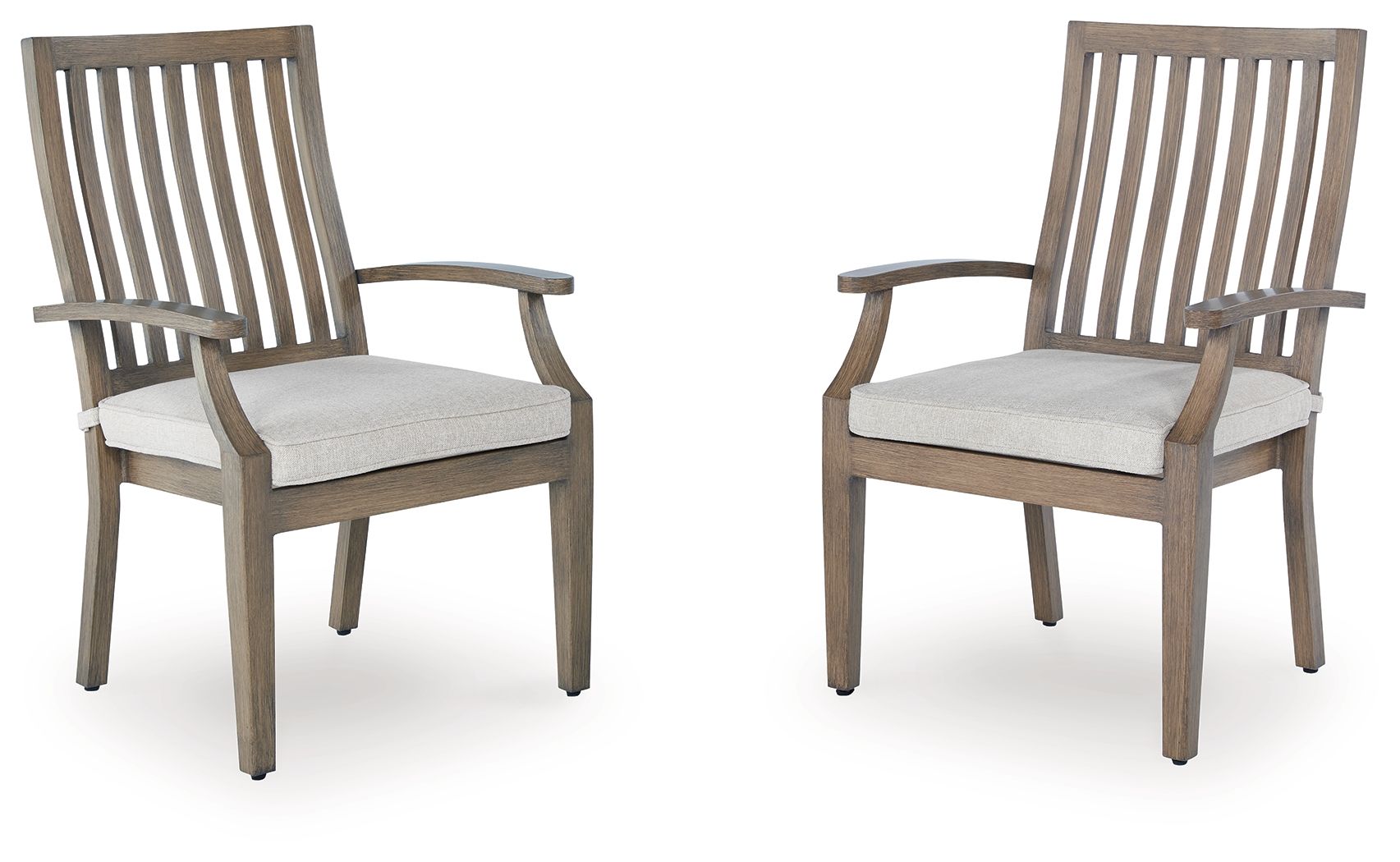 Signature Design by Ashley® Rainier Ranch - Brown / Beige - Arm Chair With Cushion (Set of 2) | Meri Furniture