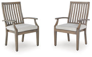 Signature Design by Ashley® Rainier Ranch - Brown / Beige - Arm Chair With Cushion (Set of 2) | Meri Furniture