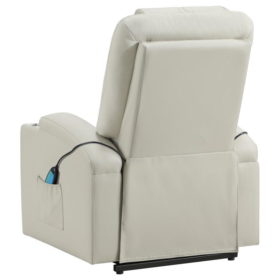 Armstrong - Upholstered Power Lift Massage Recliner