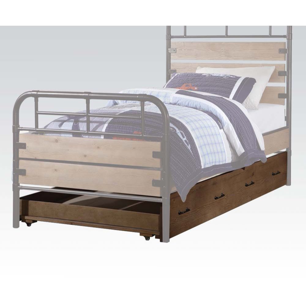 ACME Adams - Trundle - Antique Oak | Meri Furniture
