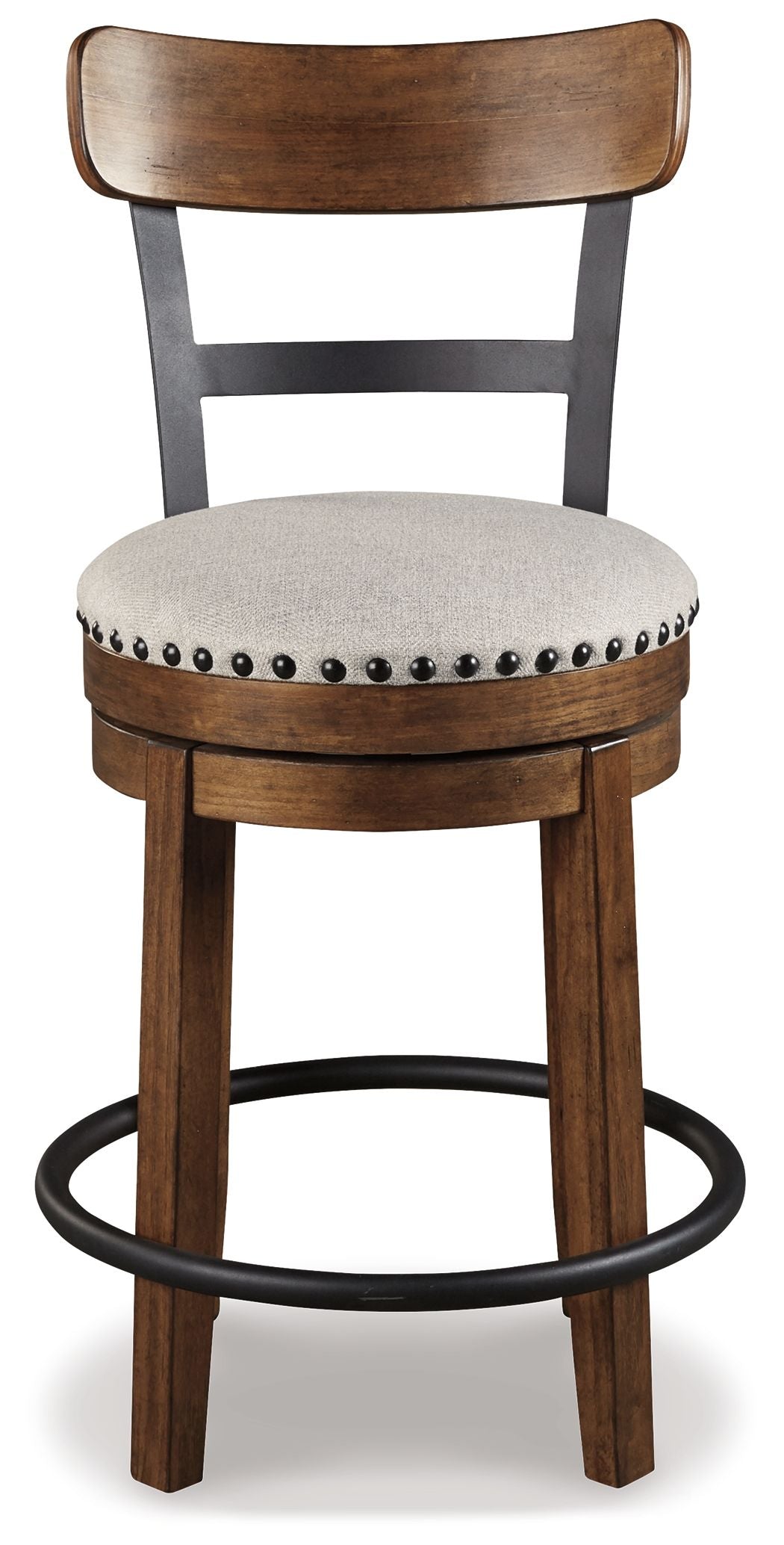 Signature Design by Ashley® Valebeck - Full Back Swivel Stool | Meri Furniture
