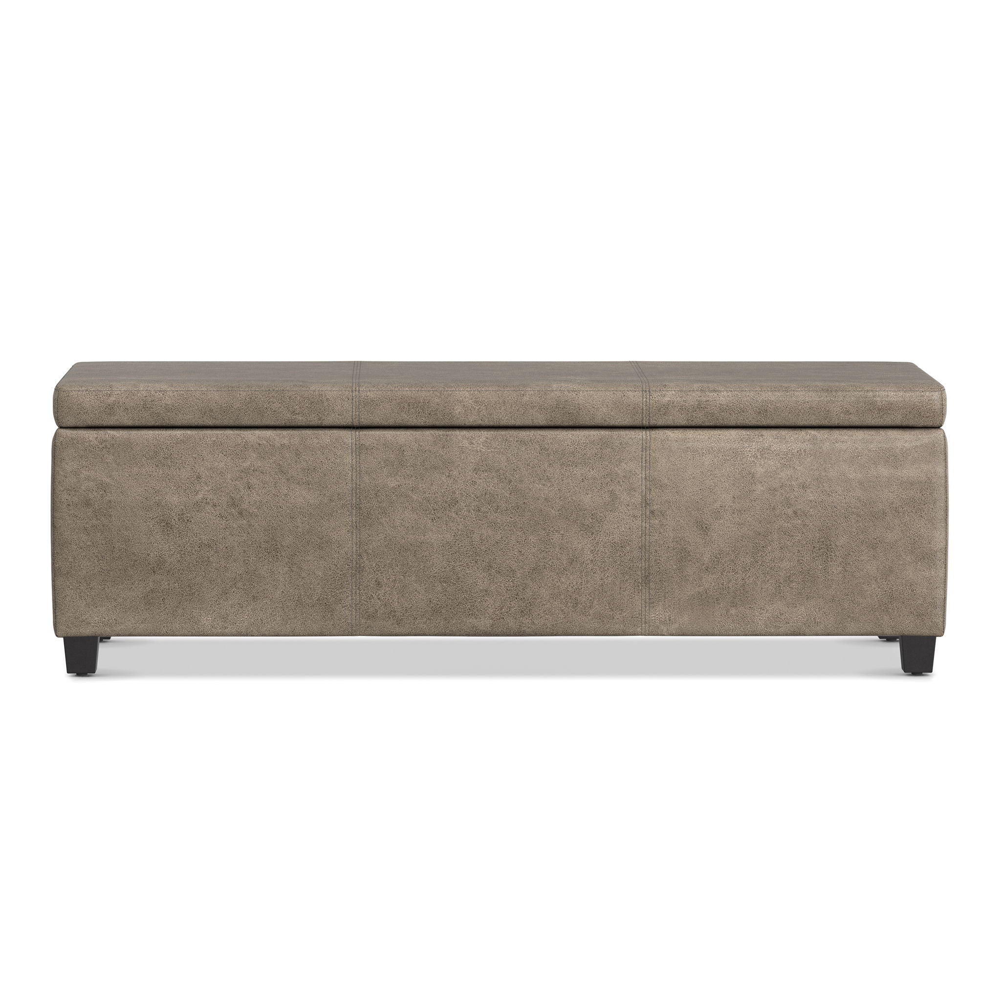 Avalon - Storage Ottoman Bench - Brown