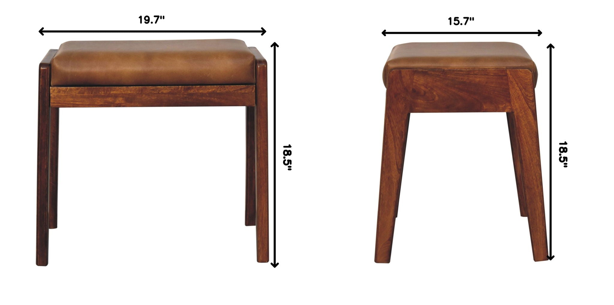 Buffalo - Hallway Footstool - Brown