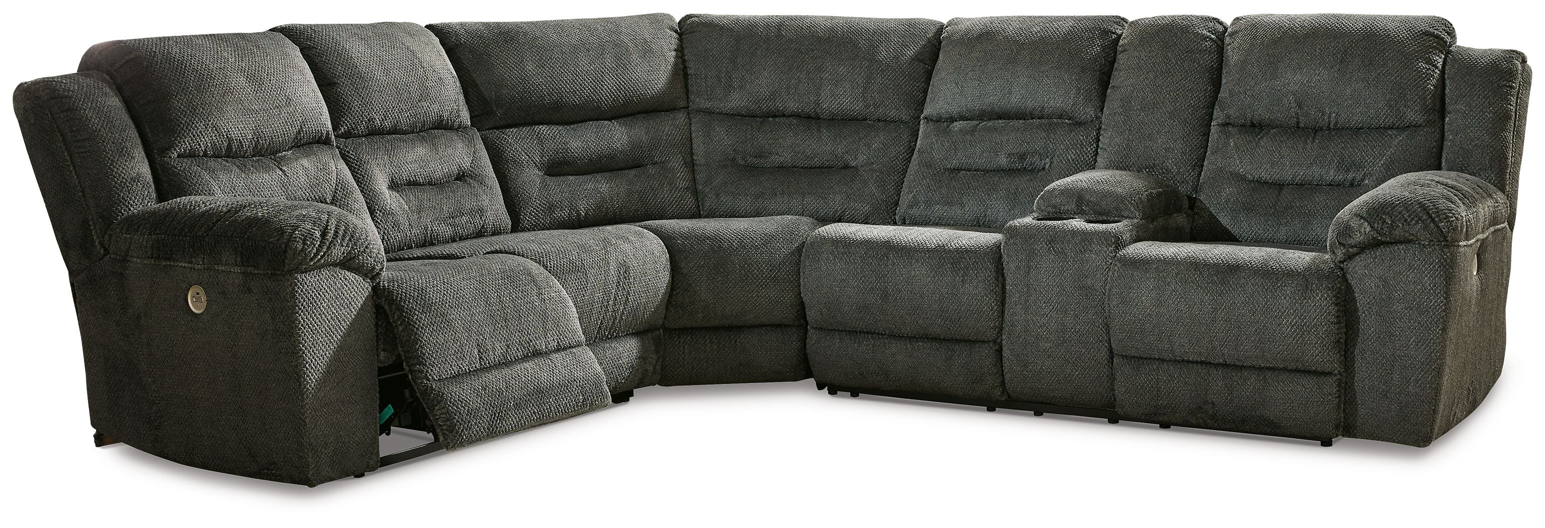 Signature Design by Ashley® Nettington - Power Reclining Sectional | Meri Furniture