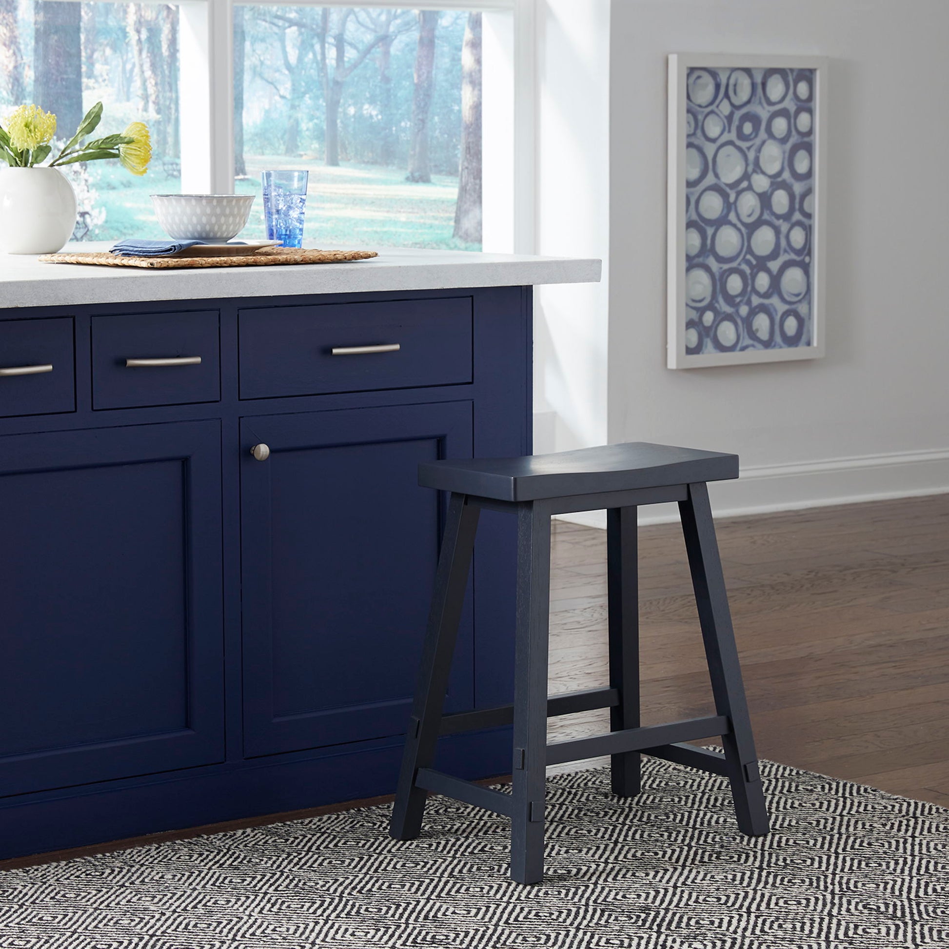 Liberty Furniture Creations II - 24" Sawhorse Counter Stool | Meri Furniture